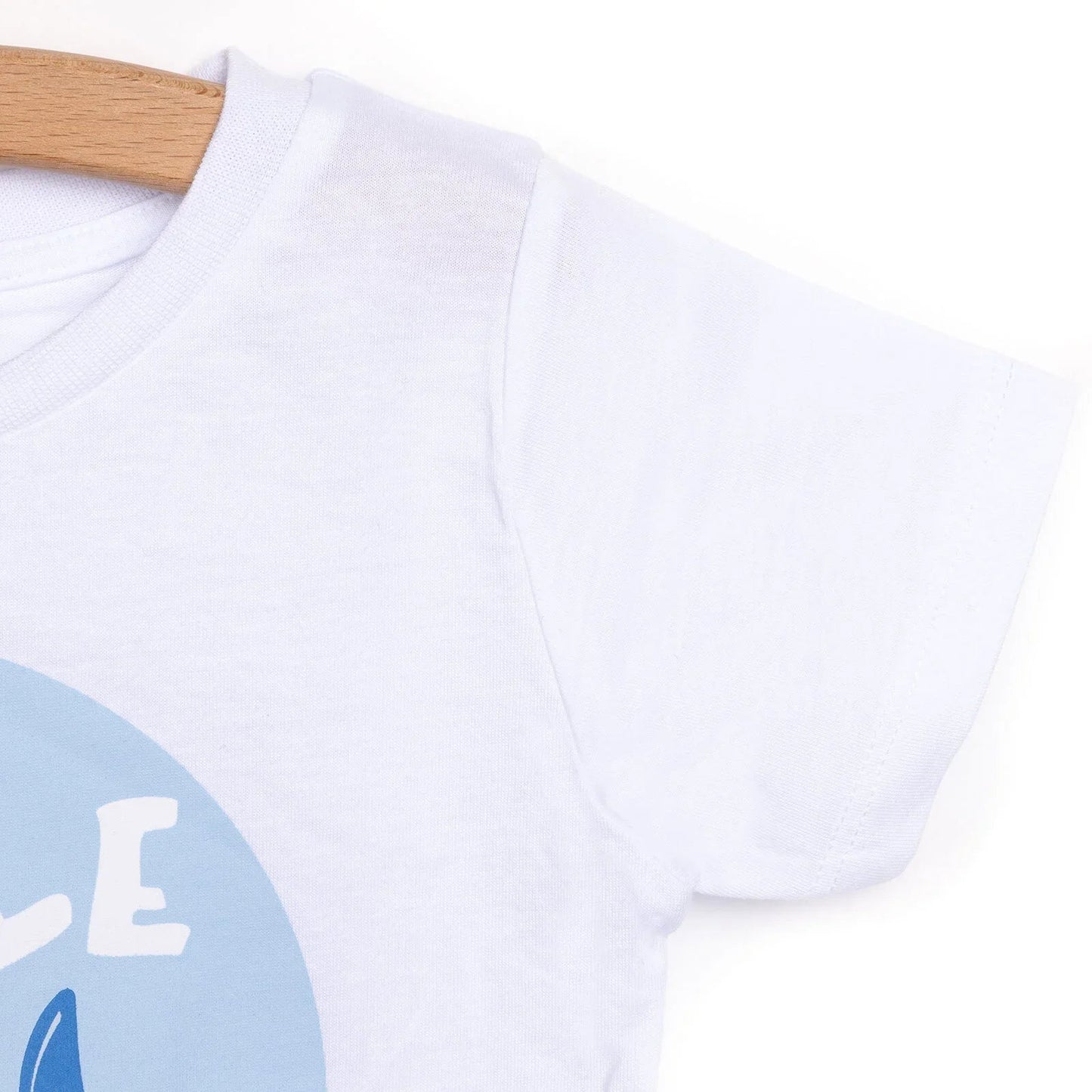 HelloBaby Baby Shark Boy T-shirt - White - mezetto ebebek ebebek