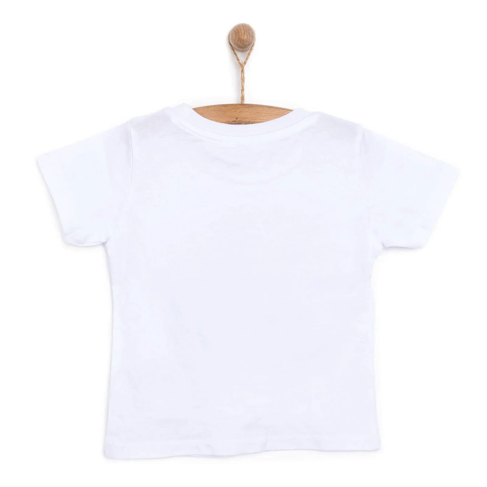 HelloBaby Baby Shark Boy T-shirt - White - mezetto ebebek ebebek