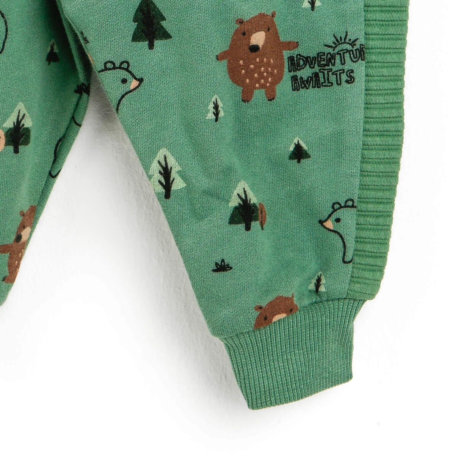 HelloBaby Baby Tracksuit - Dark Green - mezetto ebebek ebebek