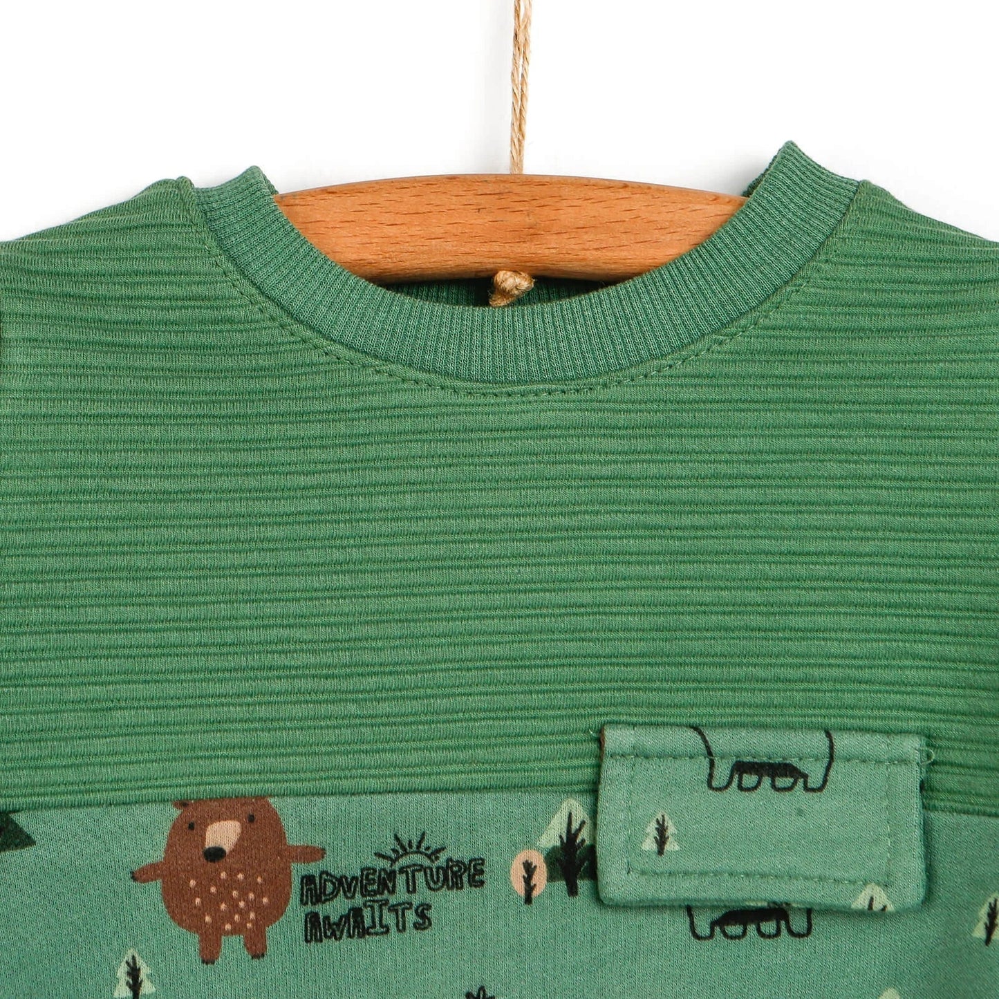 HelloBaby Baby Tracksuit - Dark Green - mezetto ebebek ebebek