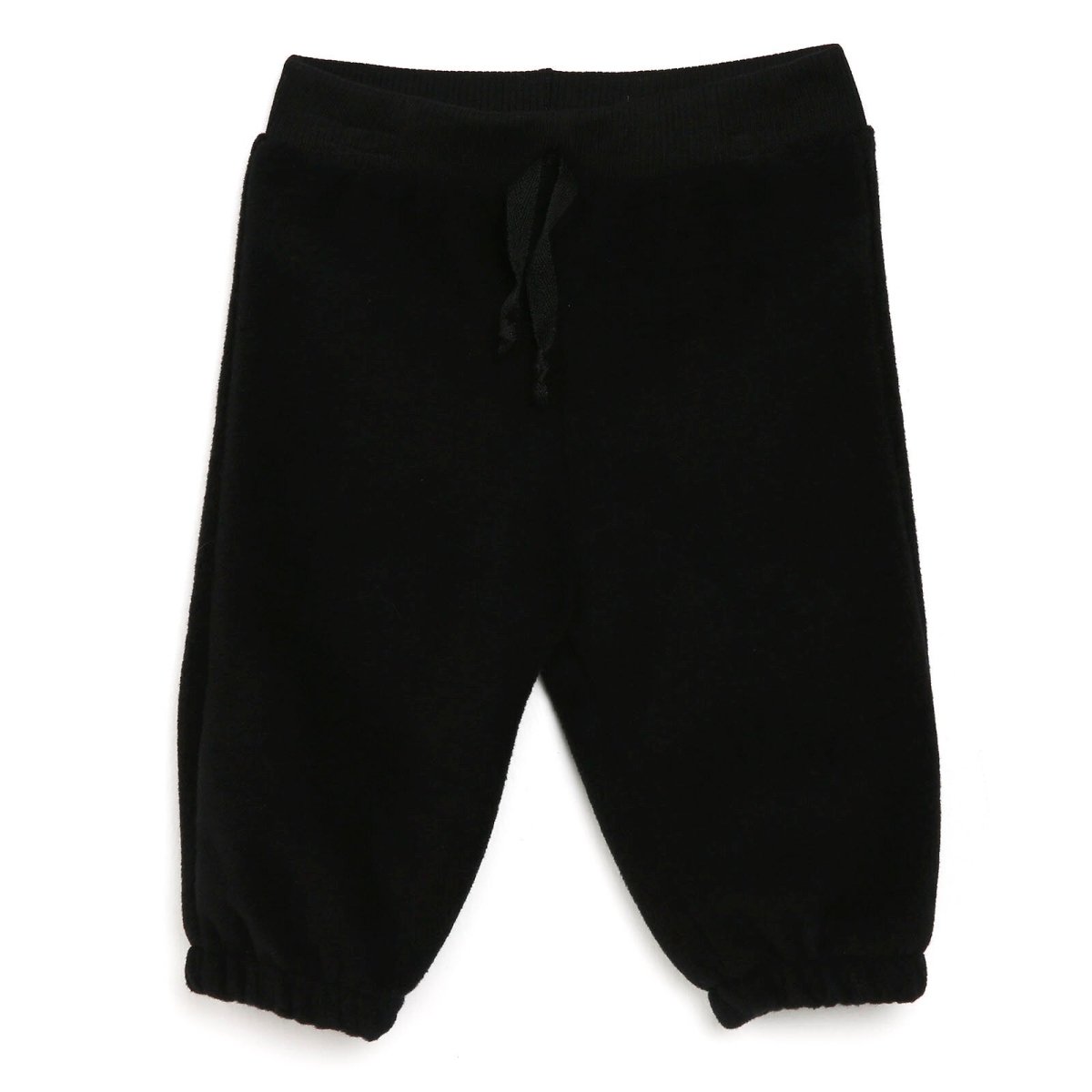 HelloBaby Basic Baby Boy Fleece Pants - Black - mezetto ebebek ebebek