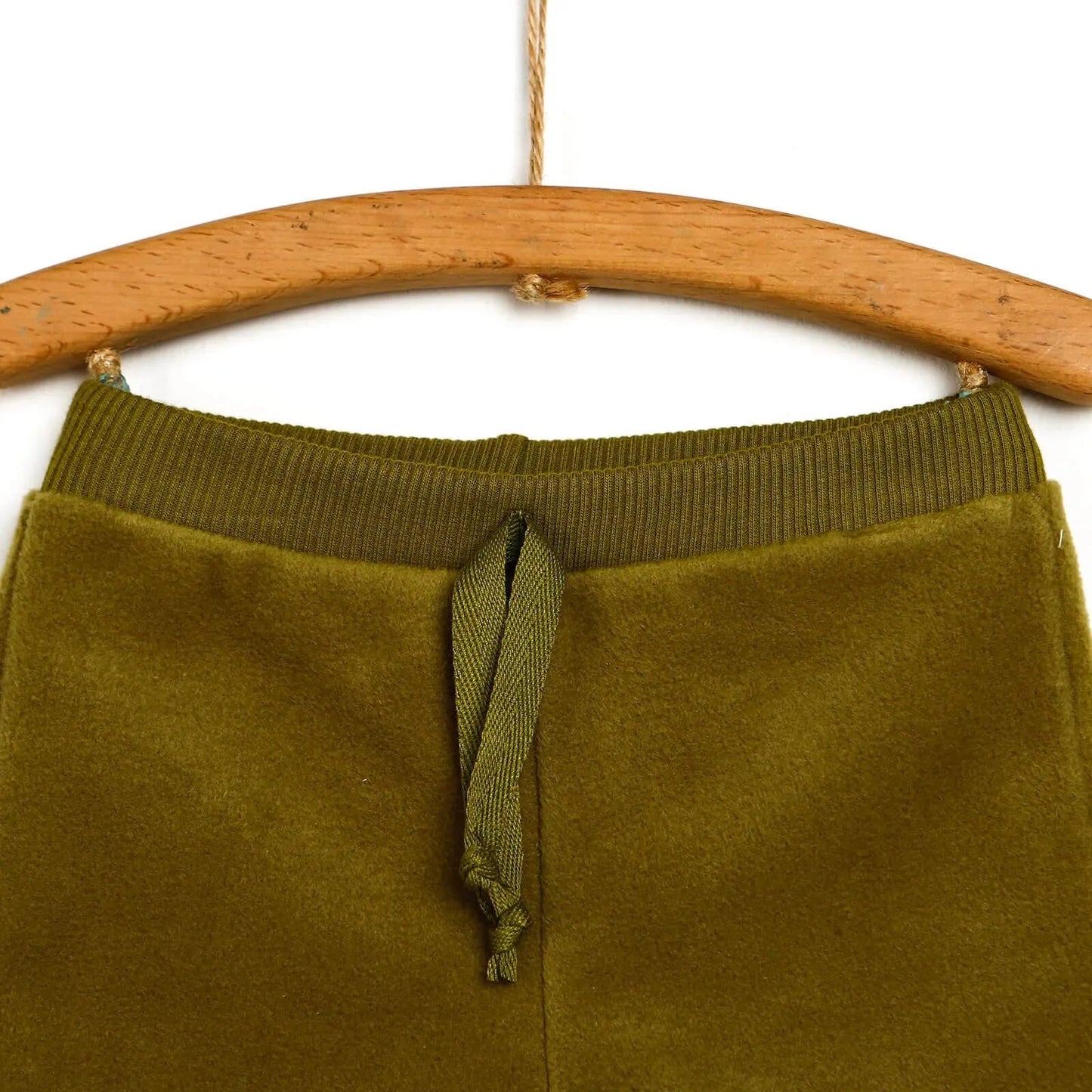 HelloBaby Basic Baby Boy Fleece Pants - Green - mezetto ebebek ebebek