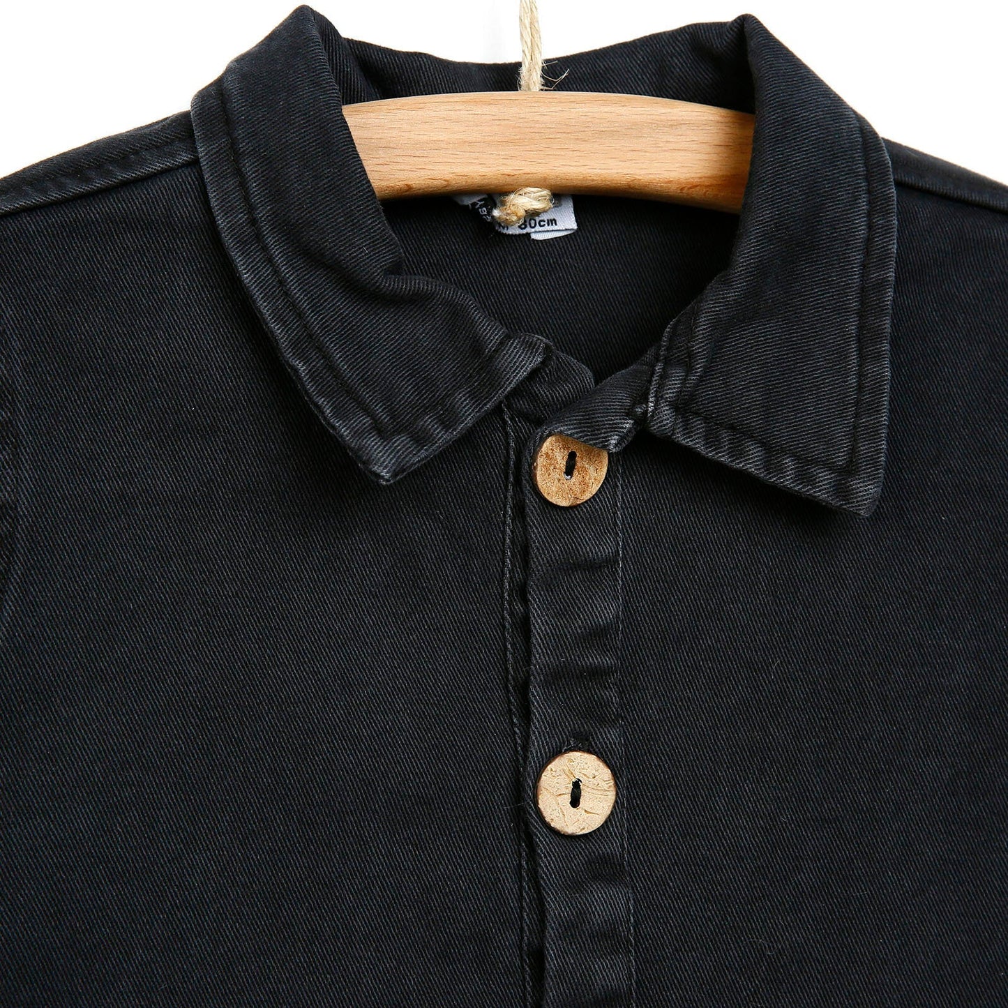 HelloBaby Basic Baby Boy Gabardine Jacket - Anthracite - mezetto ebebek ebebek