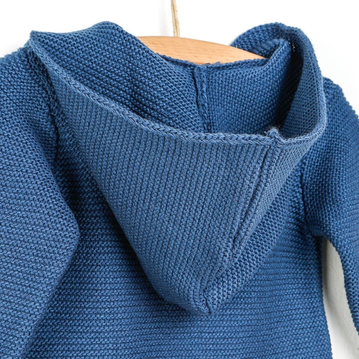 HelloBaby Basic Baby Boy Knit Cardigan - Indigo - mezetto ebebek ebebek
