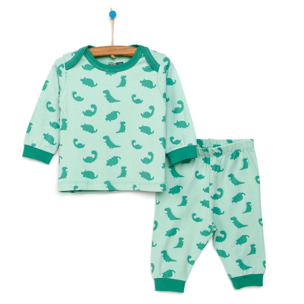 HelloBaby Basic Baby Boy Pyjamas Set - mezetto ebebek ebebek
