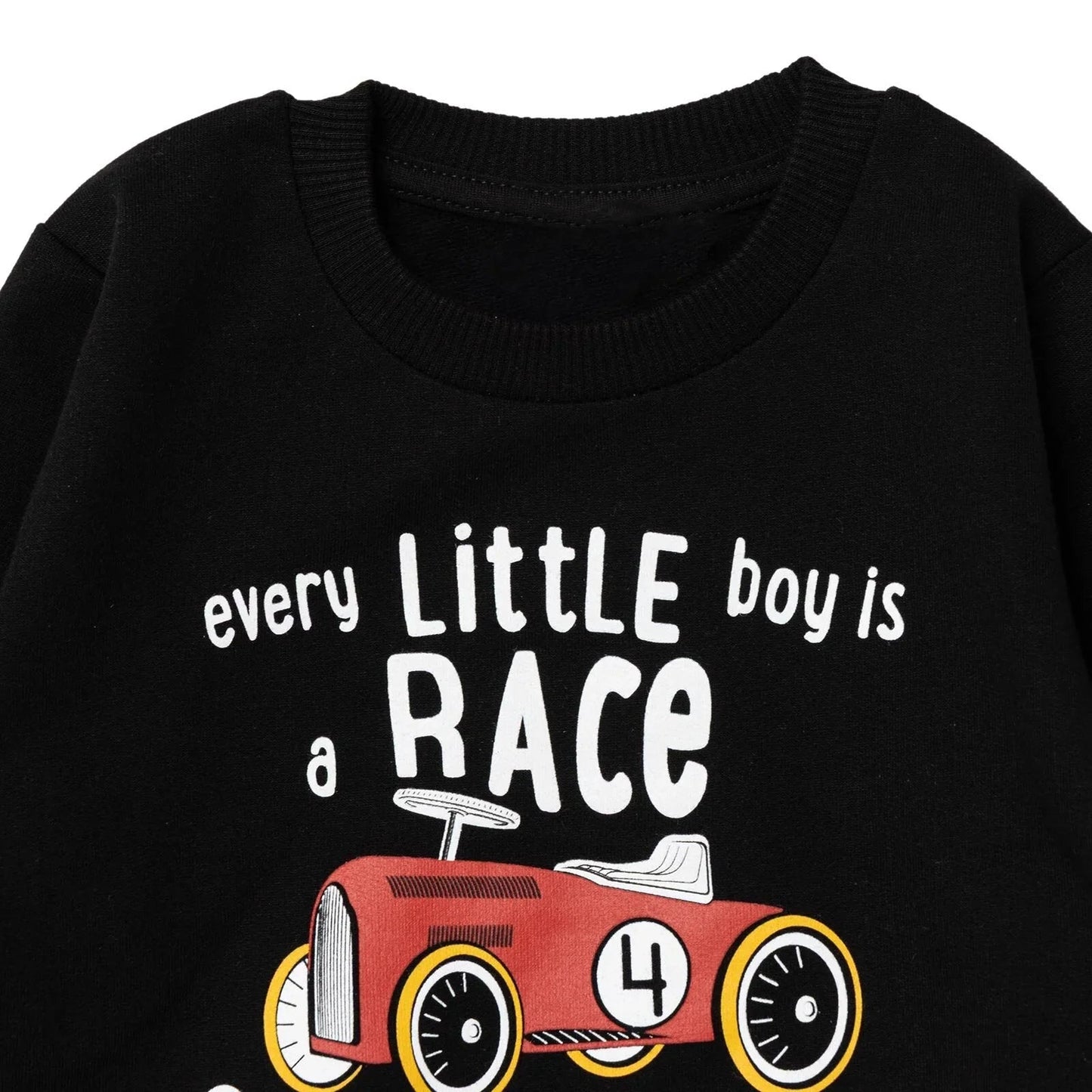 HelloBaby Basic Baby Boy Sweatshirt - Black - mezetto ebebek ebebek