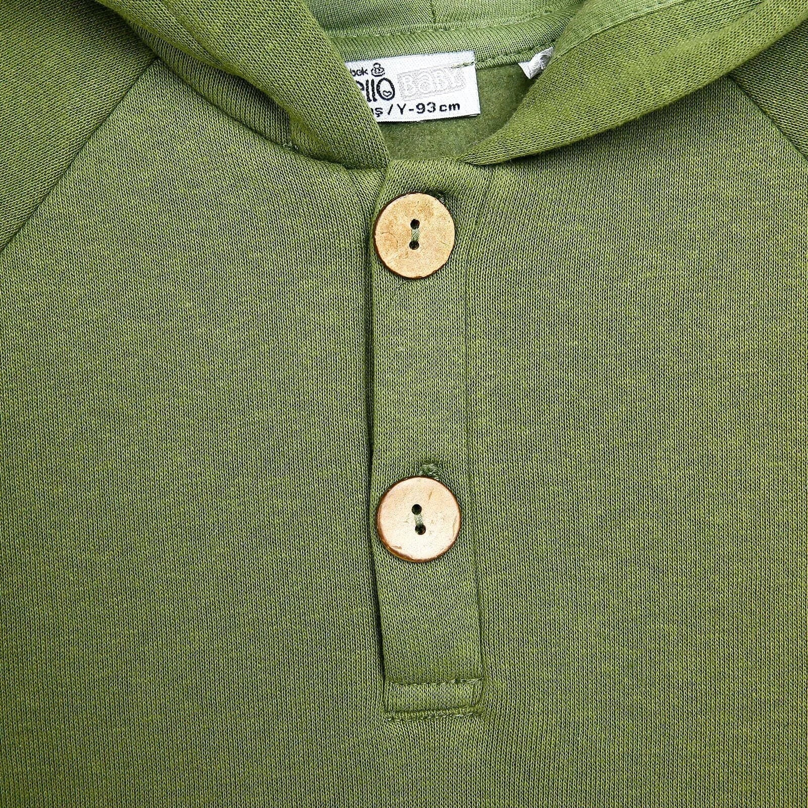 HelloBaby Basic Baby Boy Sweatshirt - Khaki - mezetto ebebek ebebek
