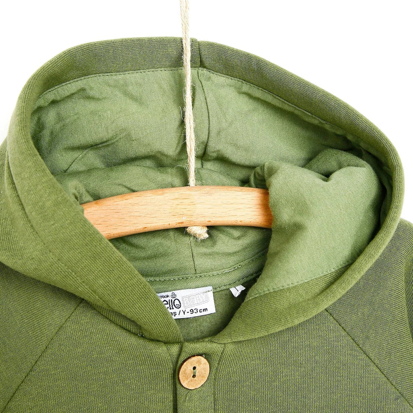 HelloBaby Basic Baby Boy Sweatshirt - Khaki - mezetto ebebek ebebek