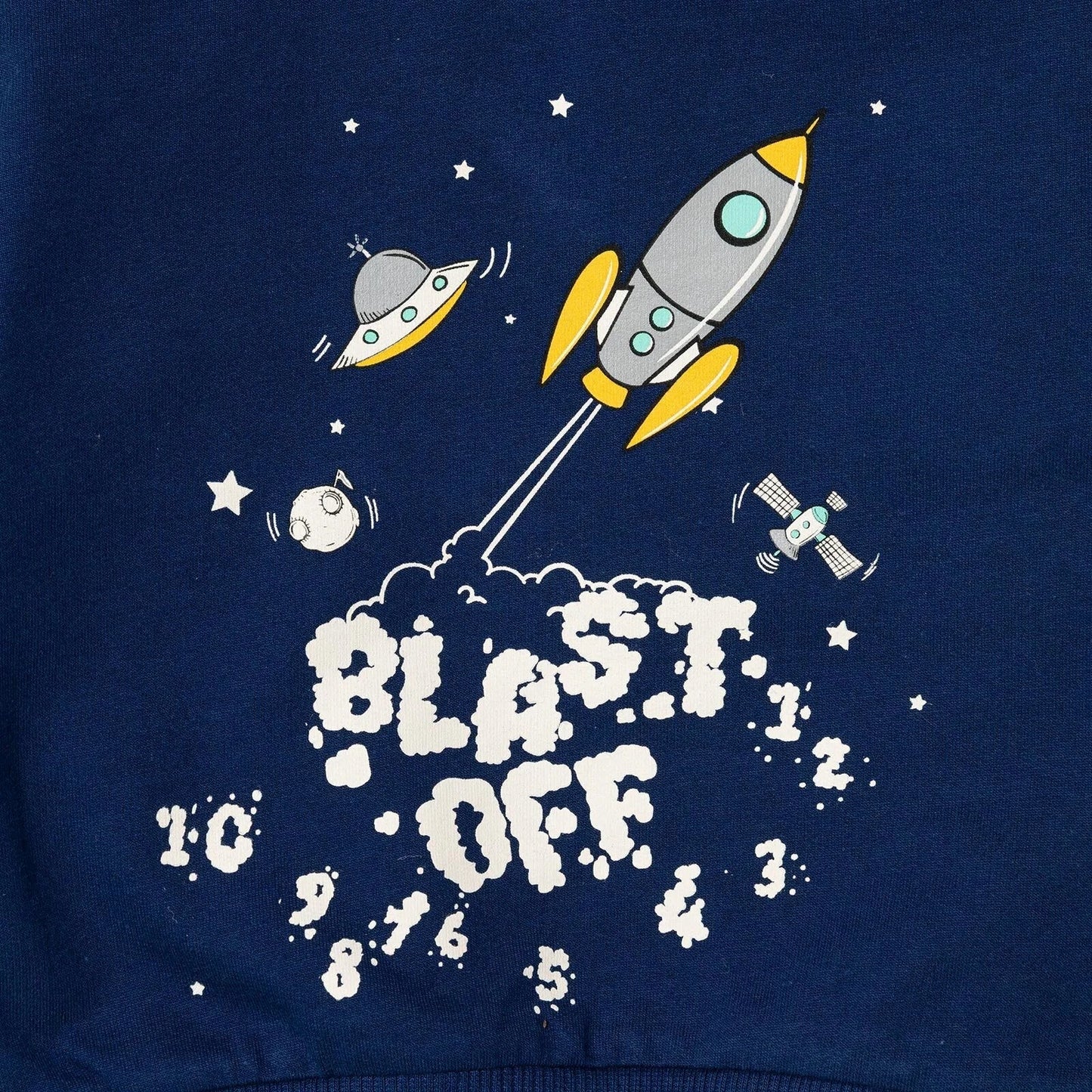 HelloBaby Basic Baby Boy Sweatshirt - Navy Blue - mezetto ebebek ebebek