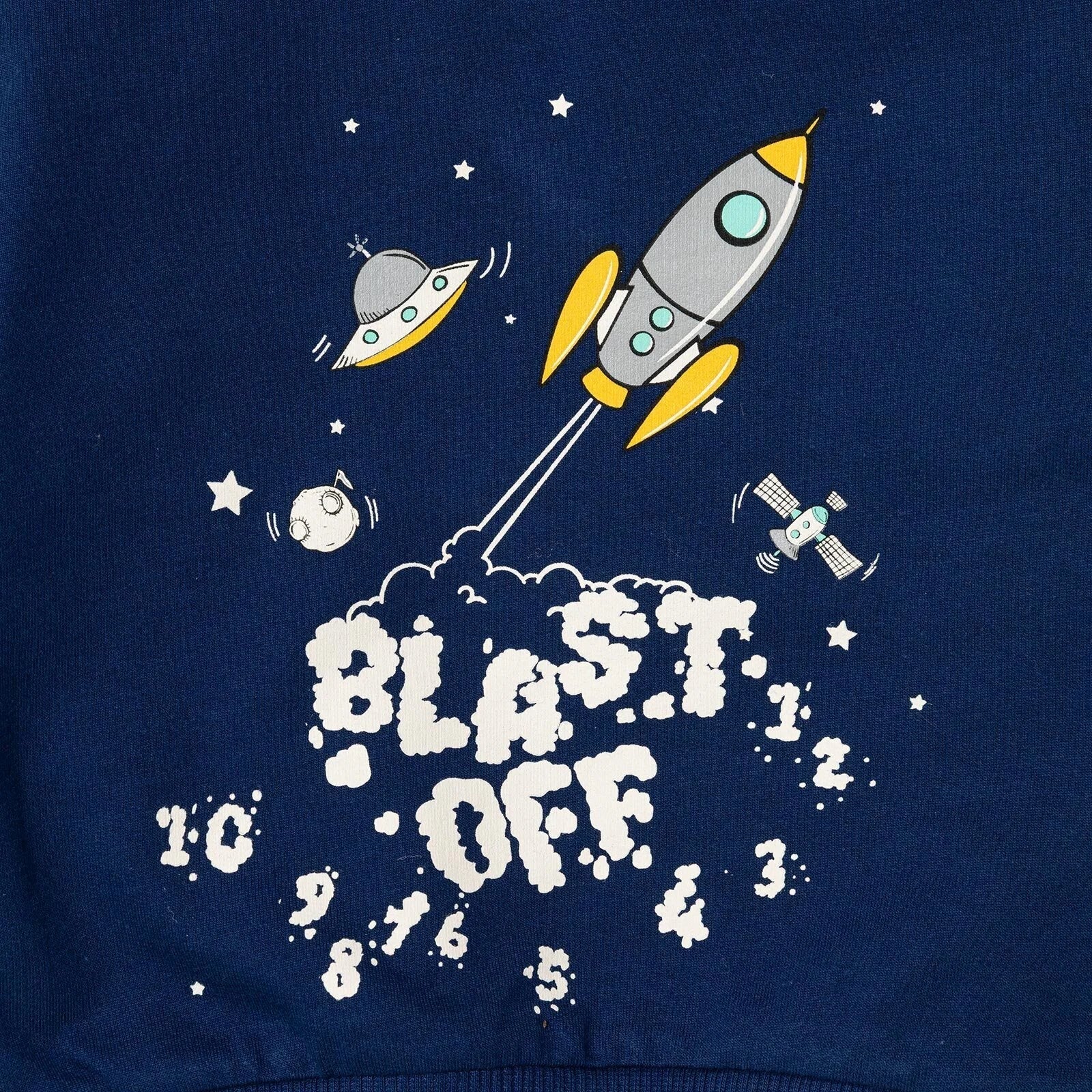 HelloBaby Basic Baby Boy Sweatshirt - Navy Blue - mezetto ebebek ebebek