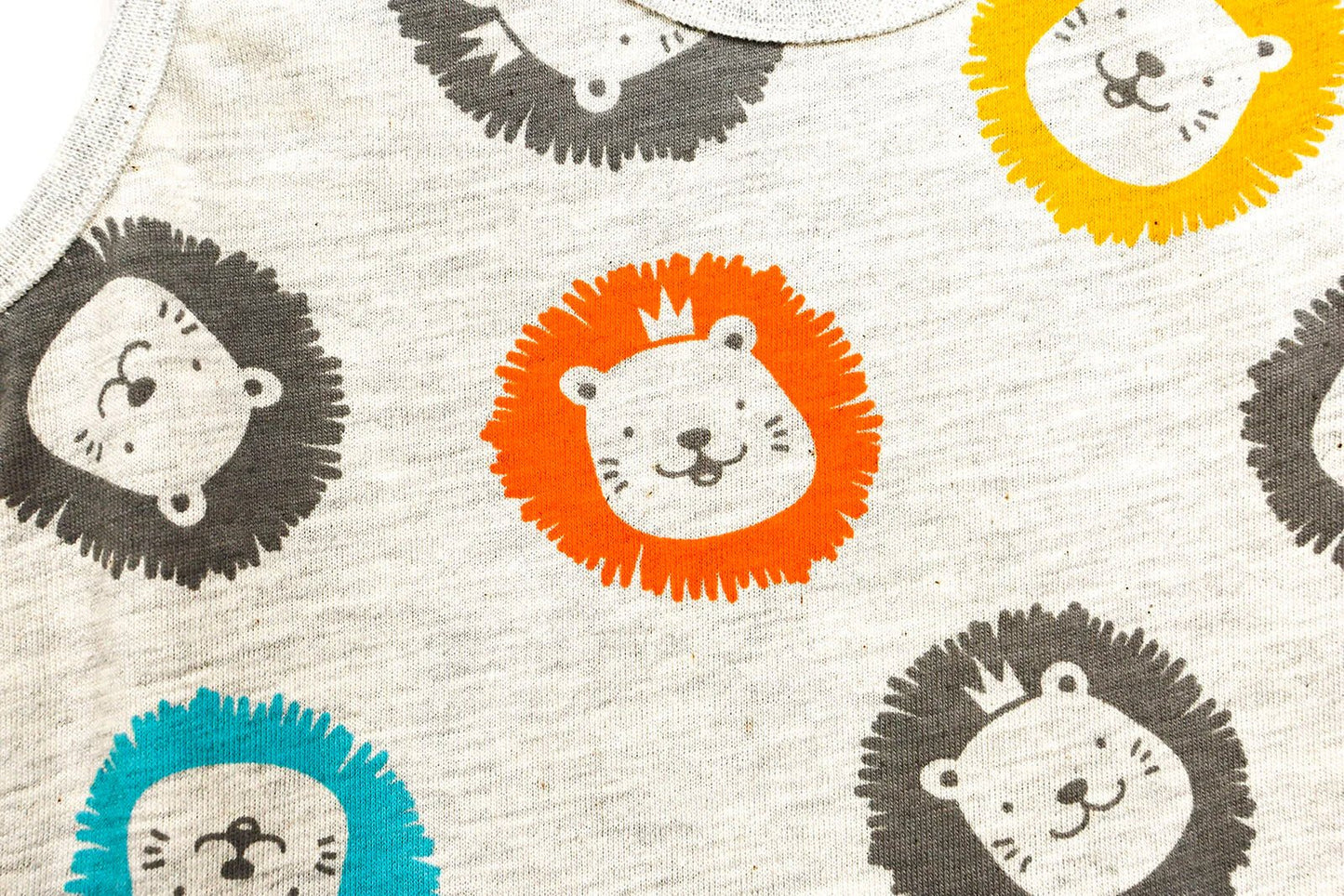 HelloBaby Basic Baby Boy Tank Top - Snow Melange - mezetto ebebek ebebek