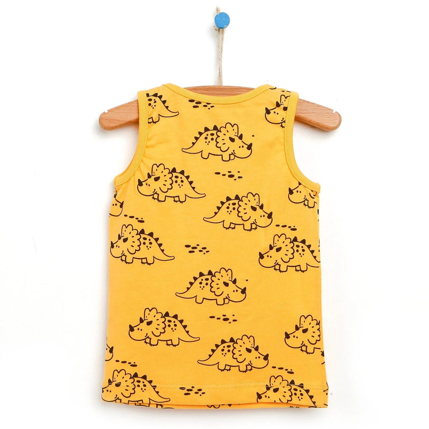 HelloBaby Basic Baby Boy Tank Top - Yellow - mezetto ebebek ebebek