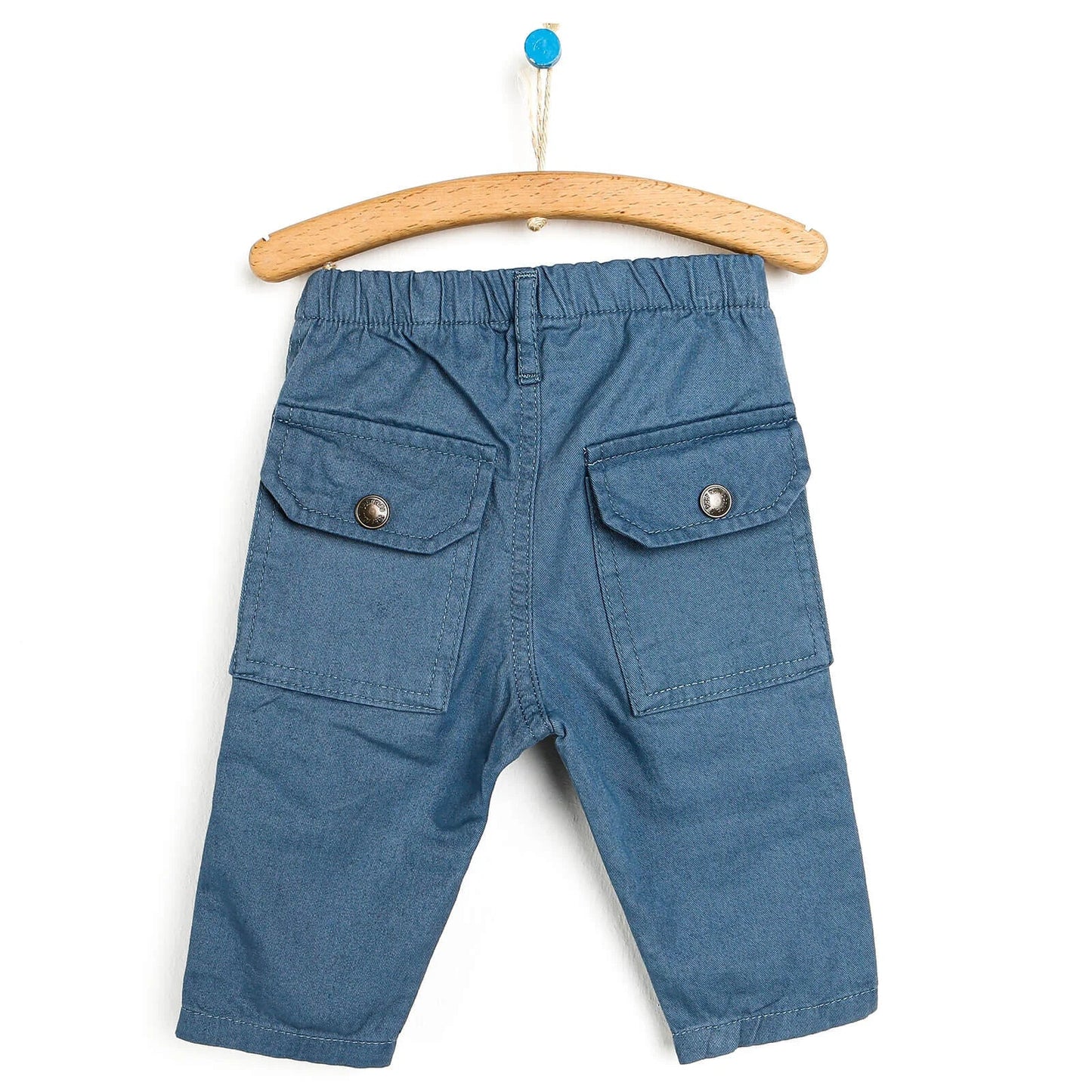 HelloBaby Basic Baby Boy Woven Pants - Dark Blue - mezetto ebebek ebebek