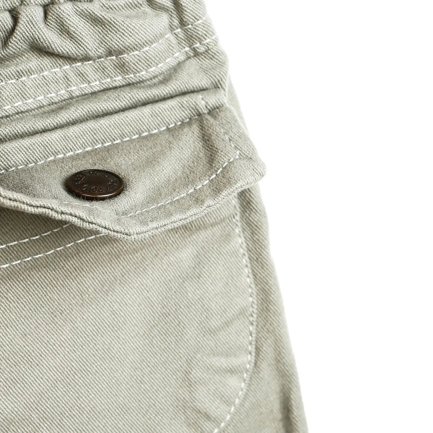 HelloBaby Basic Baby Boy Woven Pants - Dark Green - mezetto ebebek ebebek