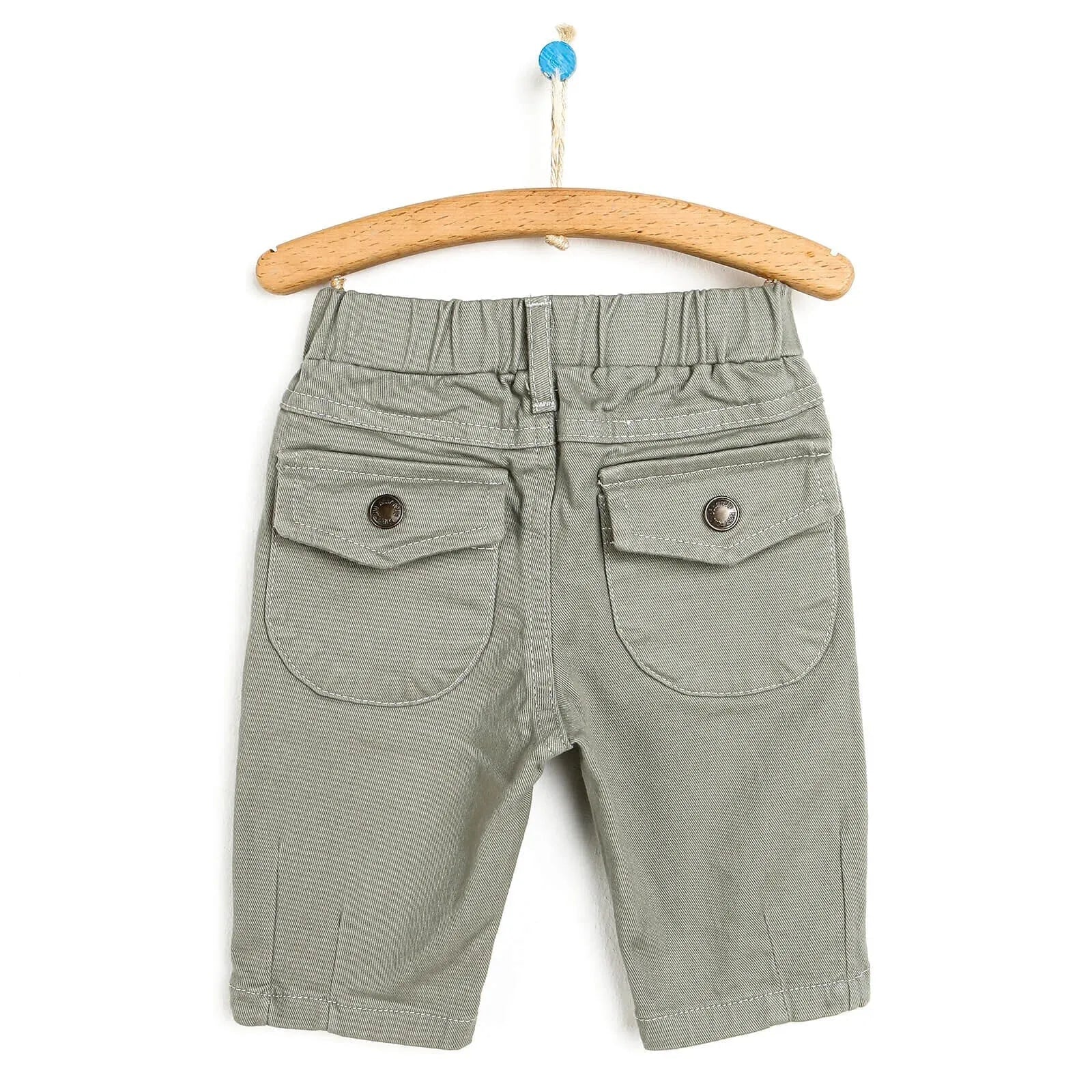 HelloBaby Basic Baby Boy Woven Pants - Dark Green - mezetto ebebek ebebek