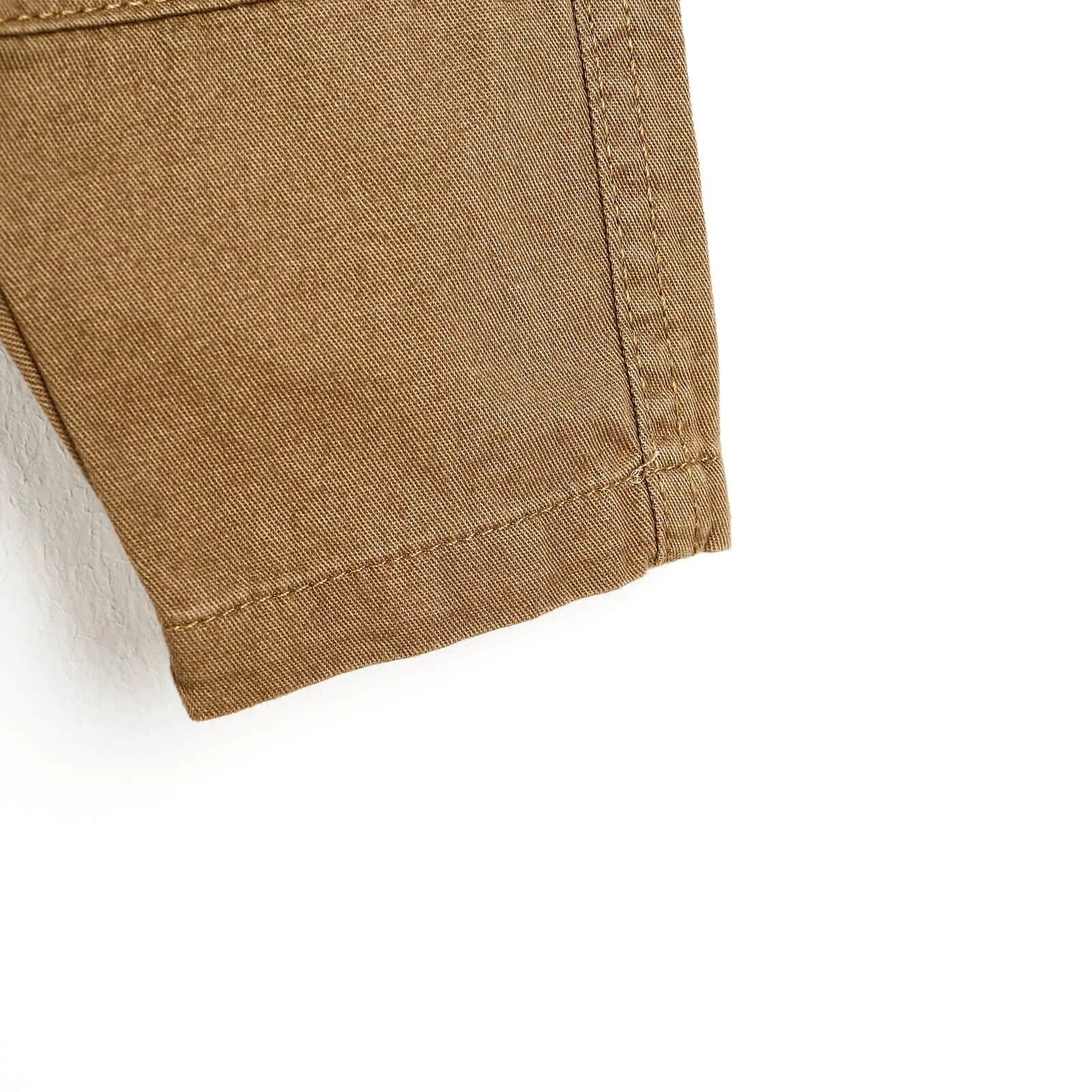 HelloBaby Basic Baby Boy Woven Pants - Light Brown - mezetto ebebek ebebek