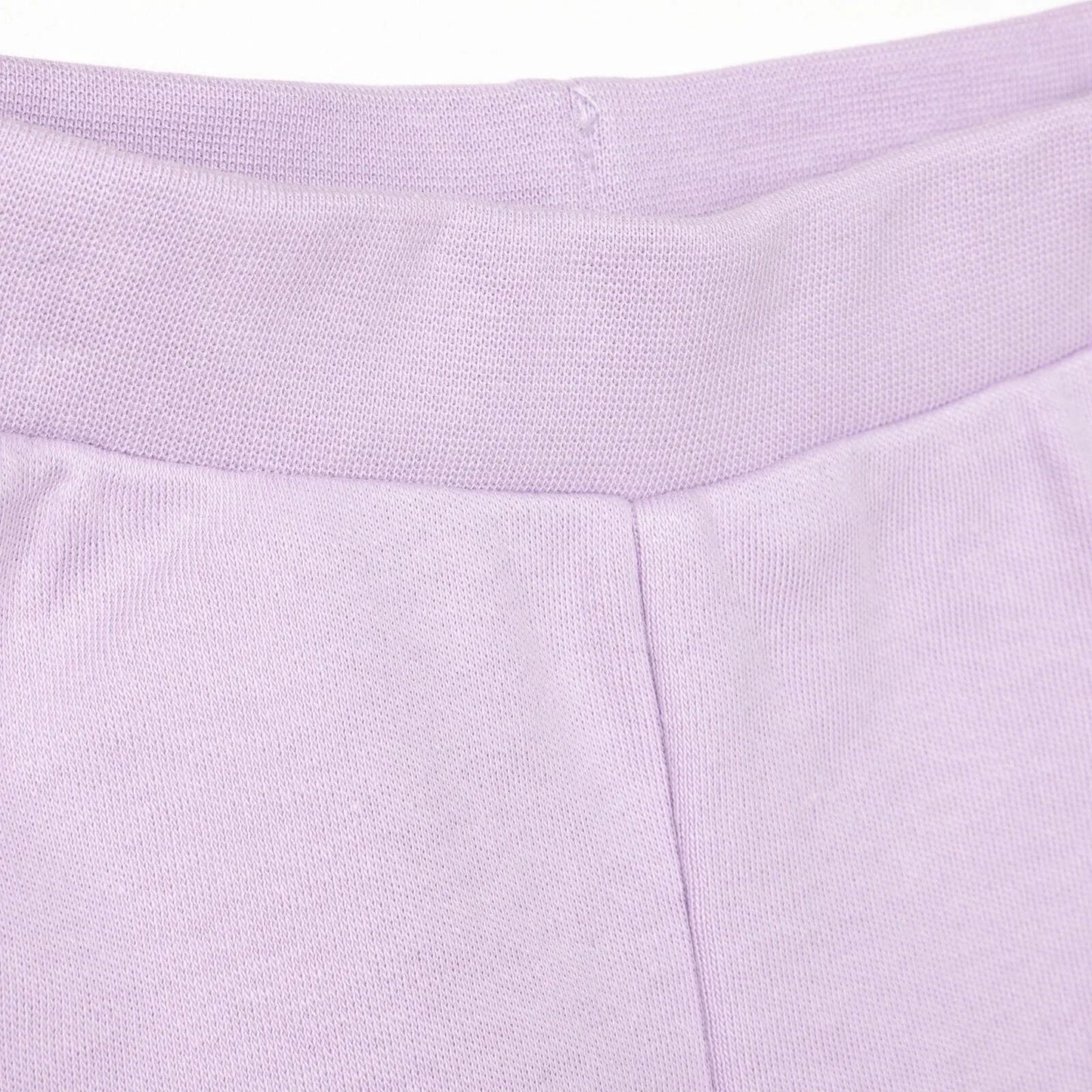 HelloBaby Basic Baby Girl Crown Printed Footless Bottom 2 pcs - Lilac - mezetto ebebek ebebek
