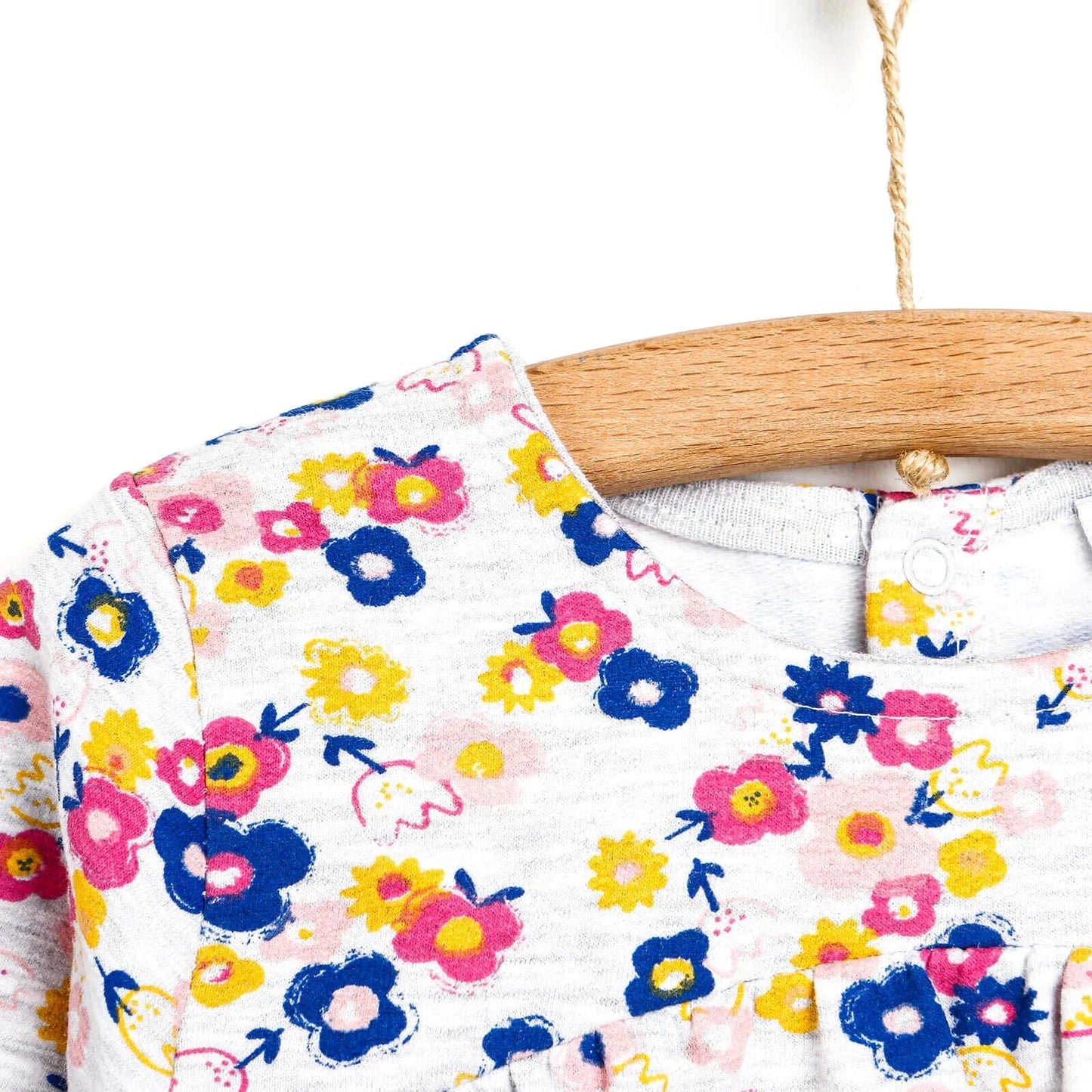 HelloBaby Basic Baby Girl Floral Dress - Multicolour - mezetto ebebek ebebek