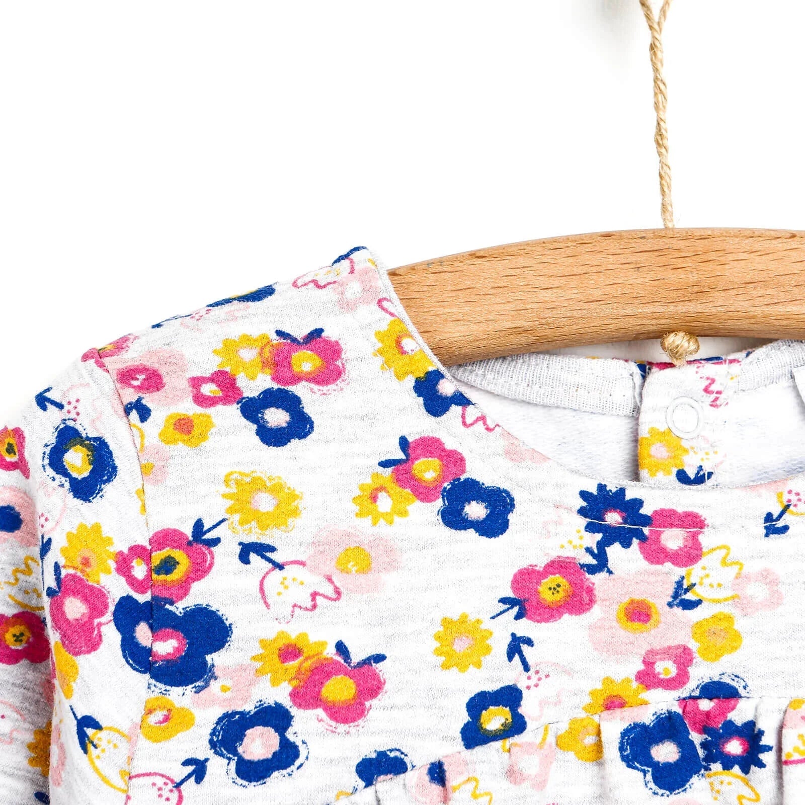 HelloBaby Basic Baby Girl Floral Dress - Multicolour - mezetto ebebek ebebek