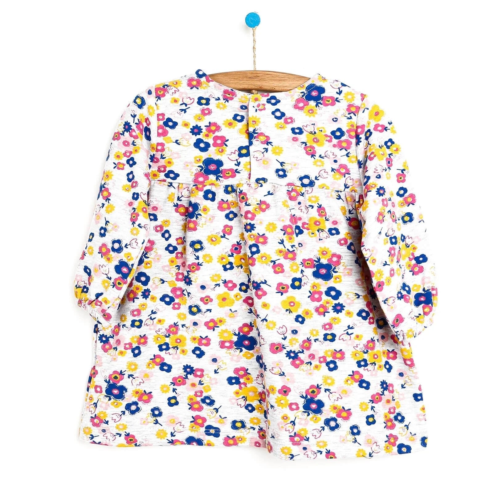 HelloBaby Basic Baby Girl Floral Dress - Multicolour - mezetto ebebek ebebek