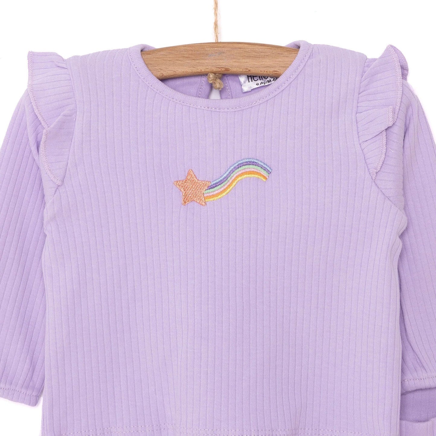 HelloBaby Basic Baby Girl Jogger - Purple - mezetto ebebek ebebek