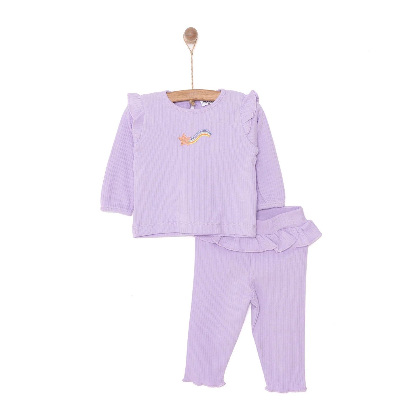 HelloBaby Basic Baby Girl Jogger - Purple - mezetto ebebek ebebek