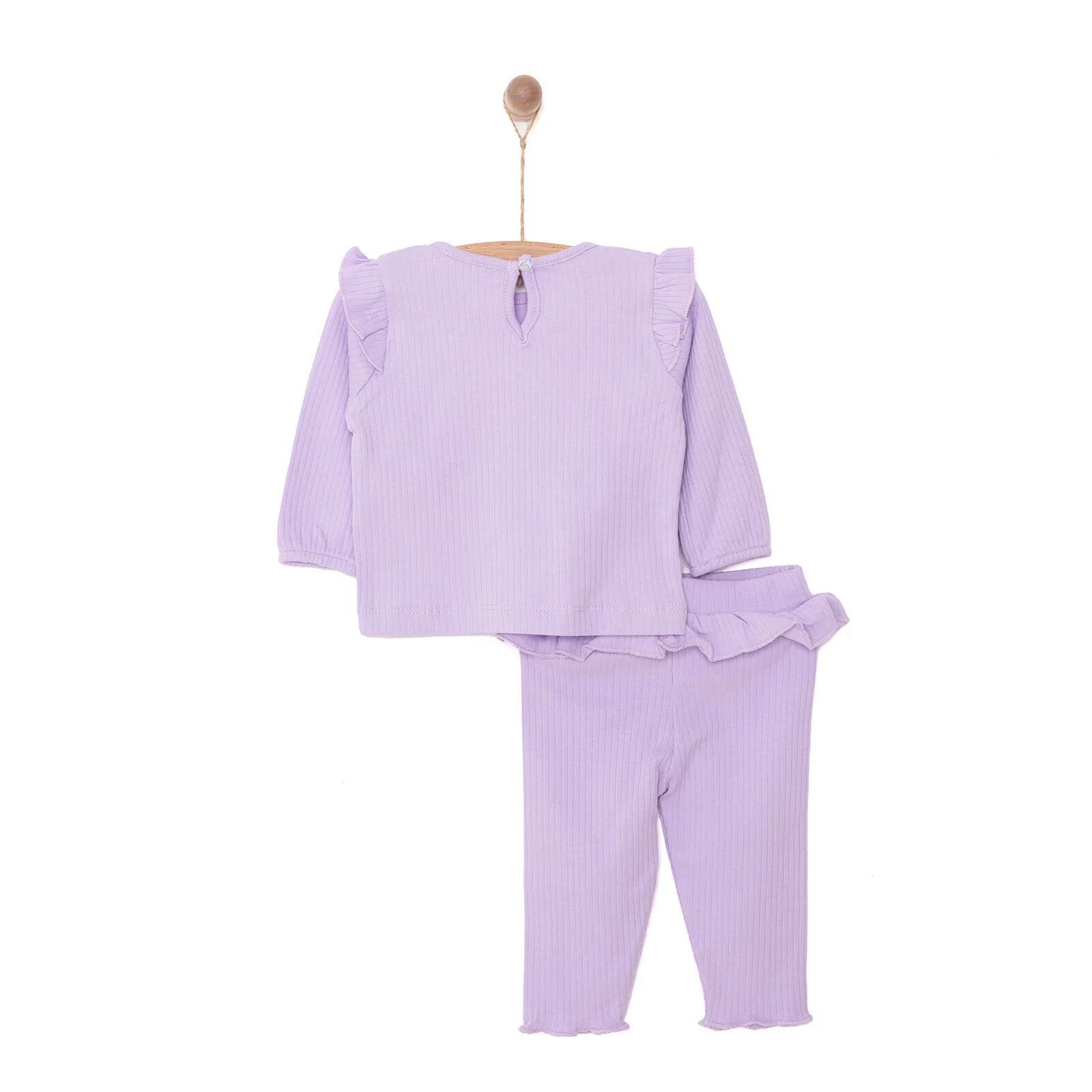 HelloBaby Basic Baby Girl Jogger - Purple - mezetto ebebek ebebek