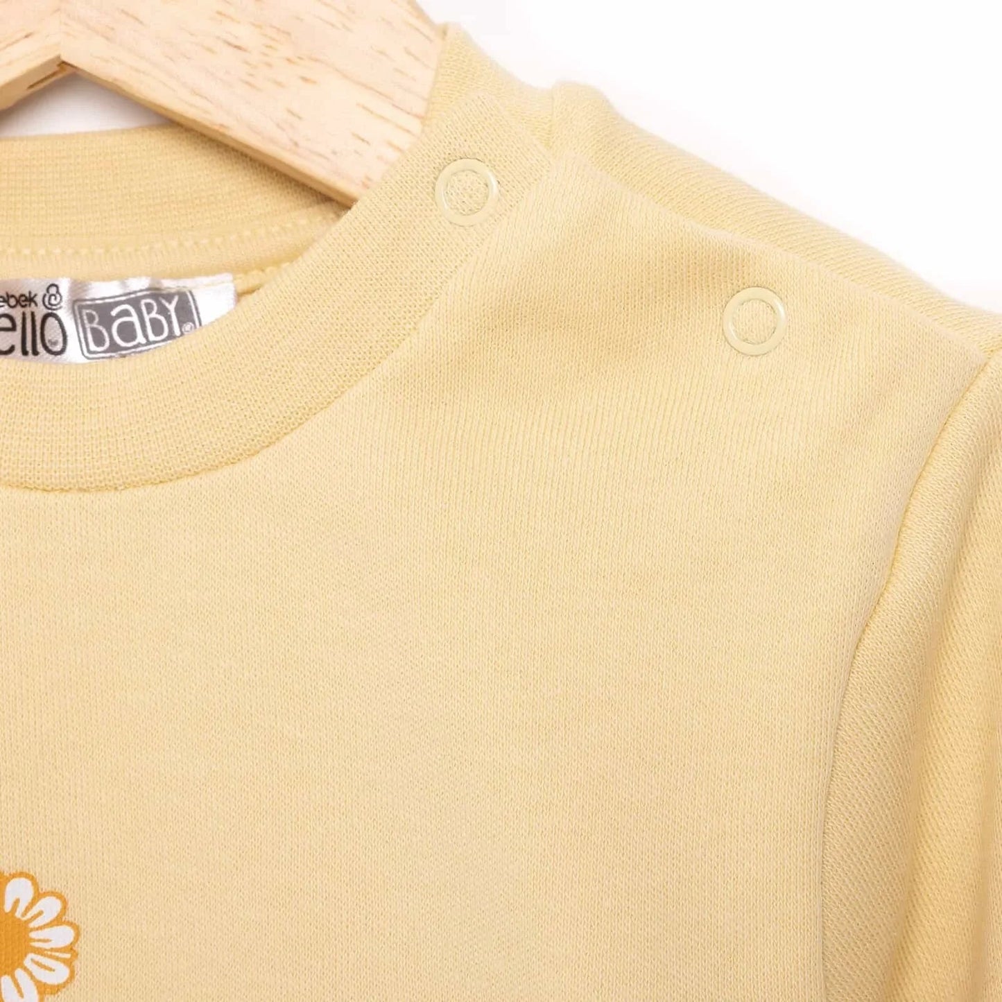 HelloBaby Basic Baby Girl Joggers - Yellow - mezetto ebebek ebebek