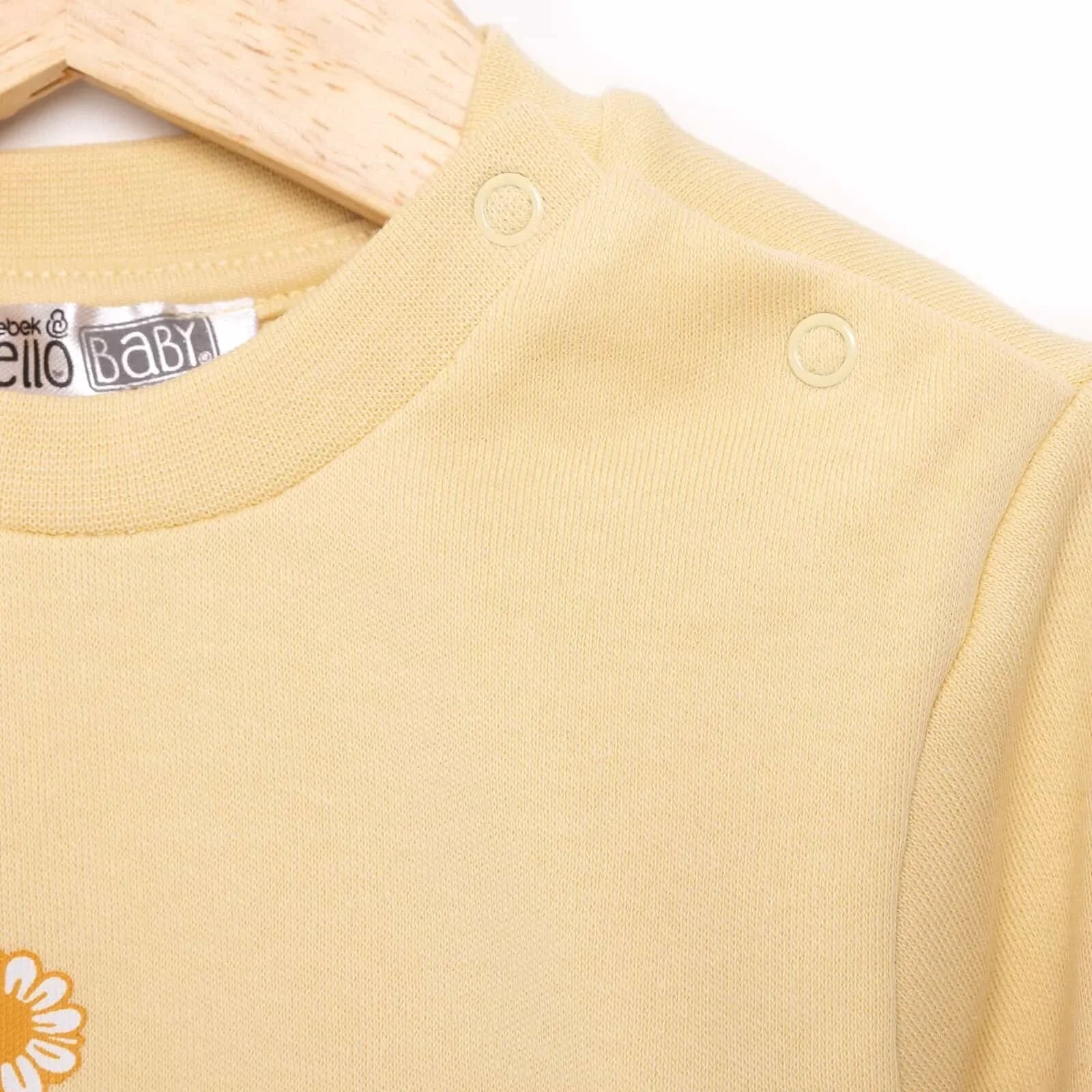 HelloBaby Basic Baby Girl Joggers - Yellow - mezetto ebebek ebebek