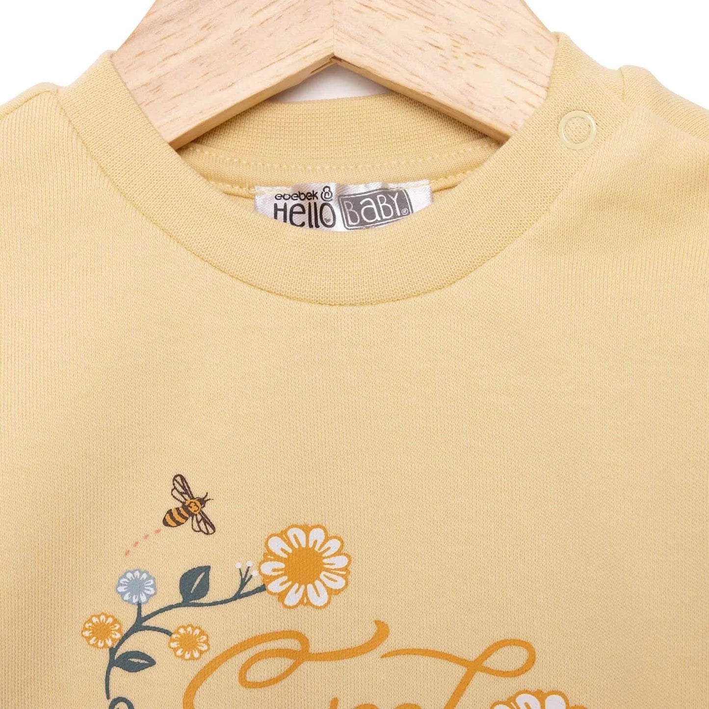 HelloBaby Basic Baby Girl Joggers - Yellow - mezetto ebebek ebebek