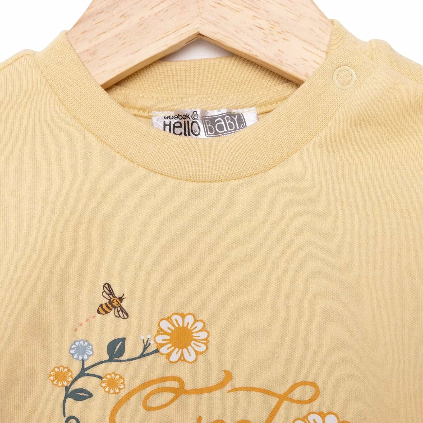 HelloBaby Basic Baby Girl Joggers - Yellow - mezetto ebebek ebebek