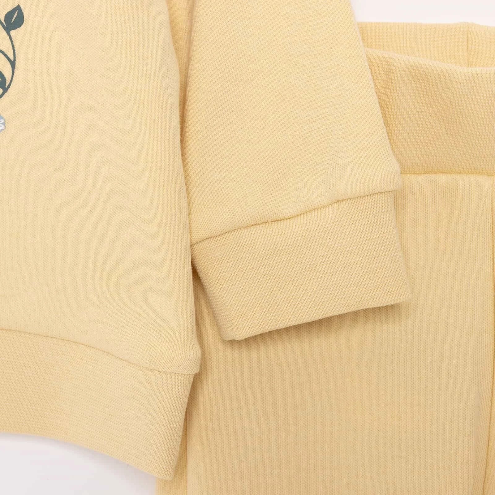 HelloBaby Basic Baby Girl Joggers - Yellow - mezetto ebebek ebebek