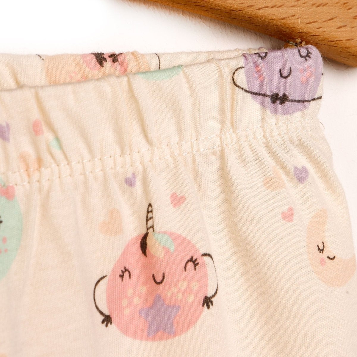 HelloBaby Basic Baby Girl Pyjamas Set - Ecru - mezetto ebebek ebebek