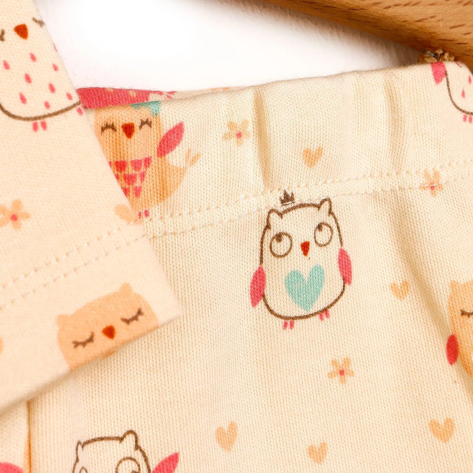 HelloBaby Basic Baby Girl Pyjamas Set - Ecru - mezetto ebebek ebebek