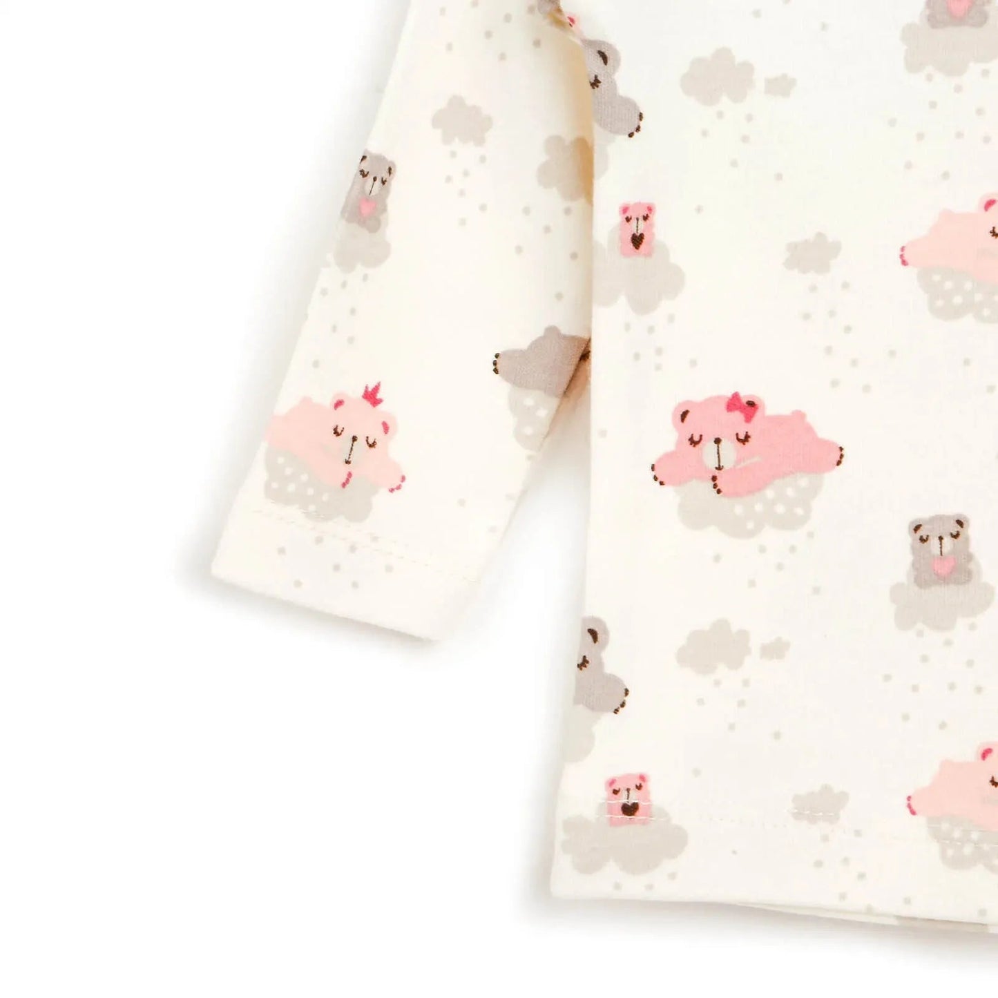HelloBaby Basic Baby Girl Pyjamas Set - Light Pink - mezetto ebebek ebebek