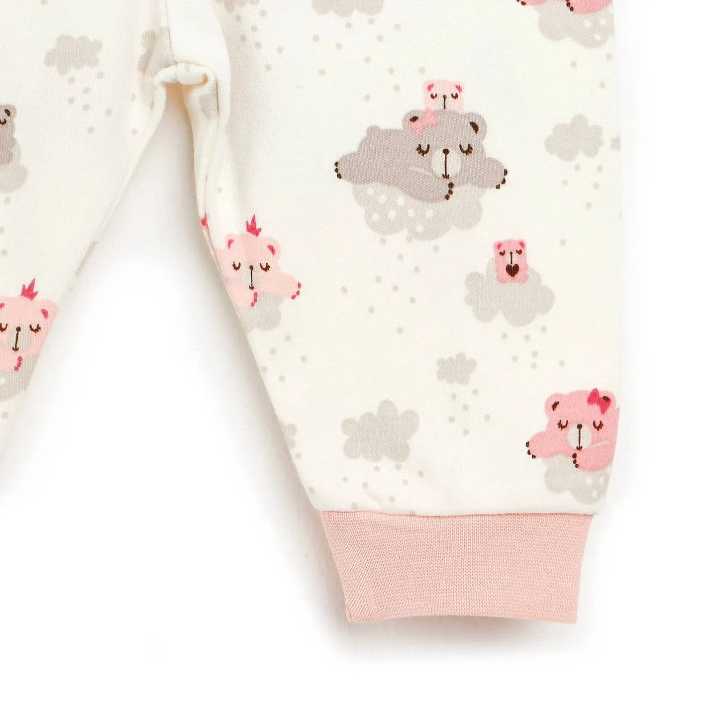 HelloBaby Basic Baby Girl Pyjamas Set - Light Pink - mezetto ebebek ebebek