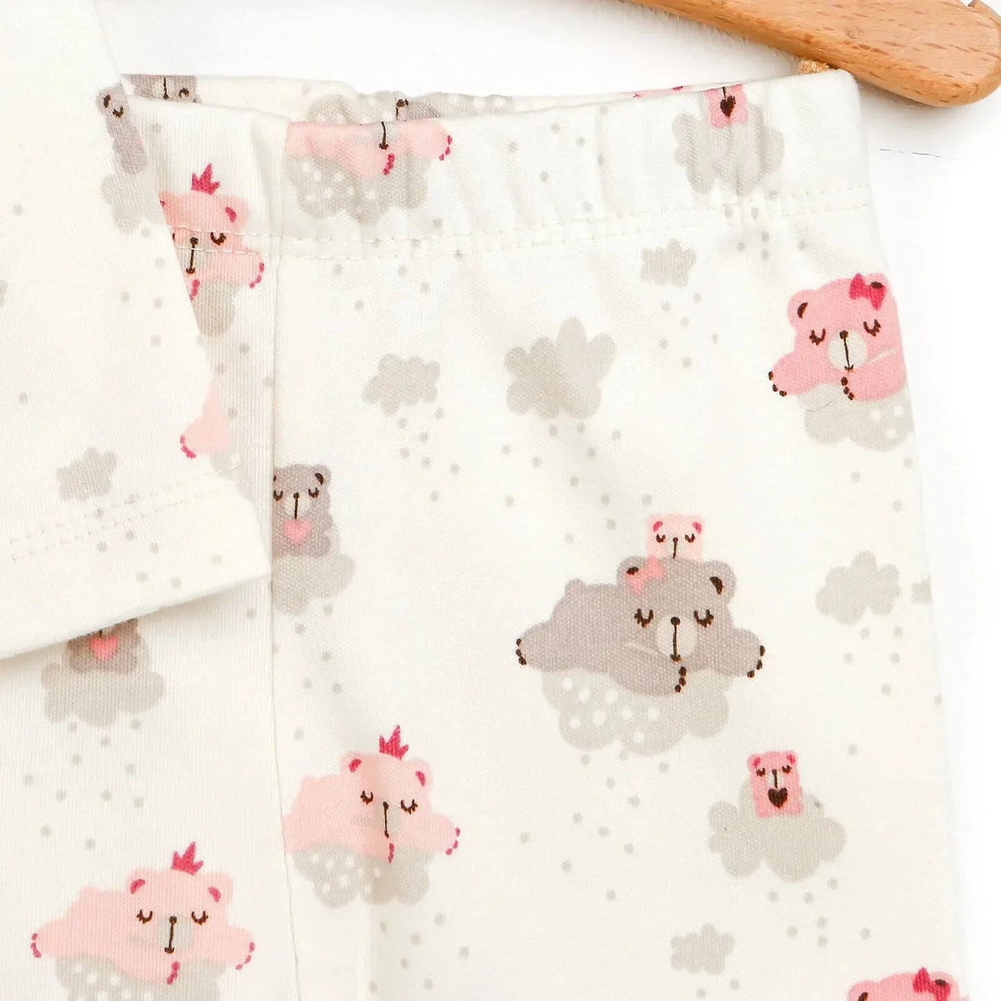 HelloBaby Basic Baby Girl Pyjamas Set - Light Pink - mezetto ebebek ebebek