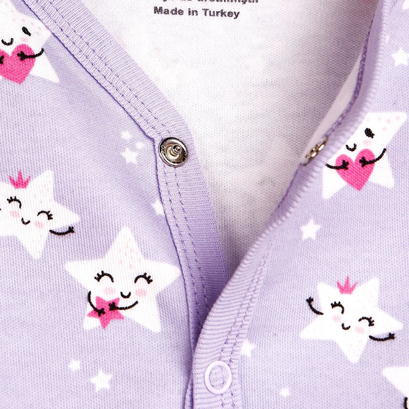 HelloBaby Basic Baby Girl Pyjamas Set - Lilac - mezetto ebebek ebebek