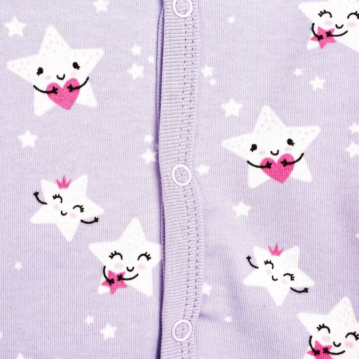 HelloBaby Basic Baby Girl Pyjamas Set - Lilac - mezetto ebebek ebebek
