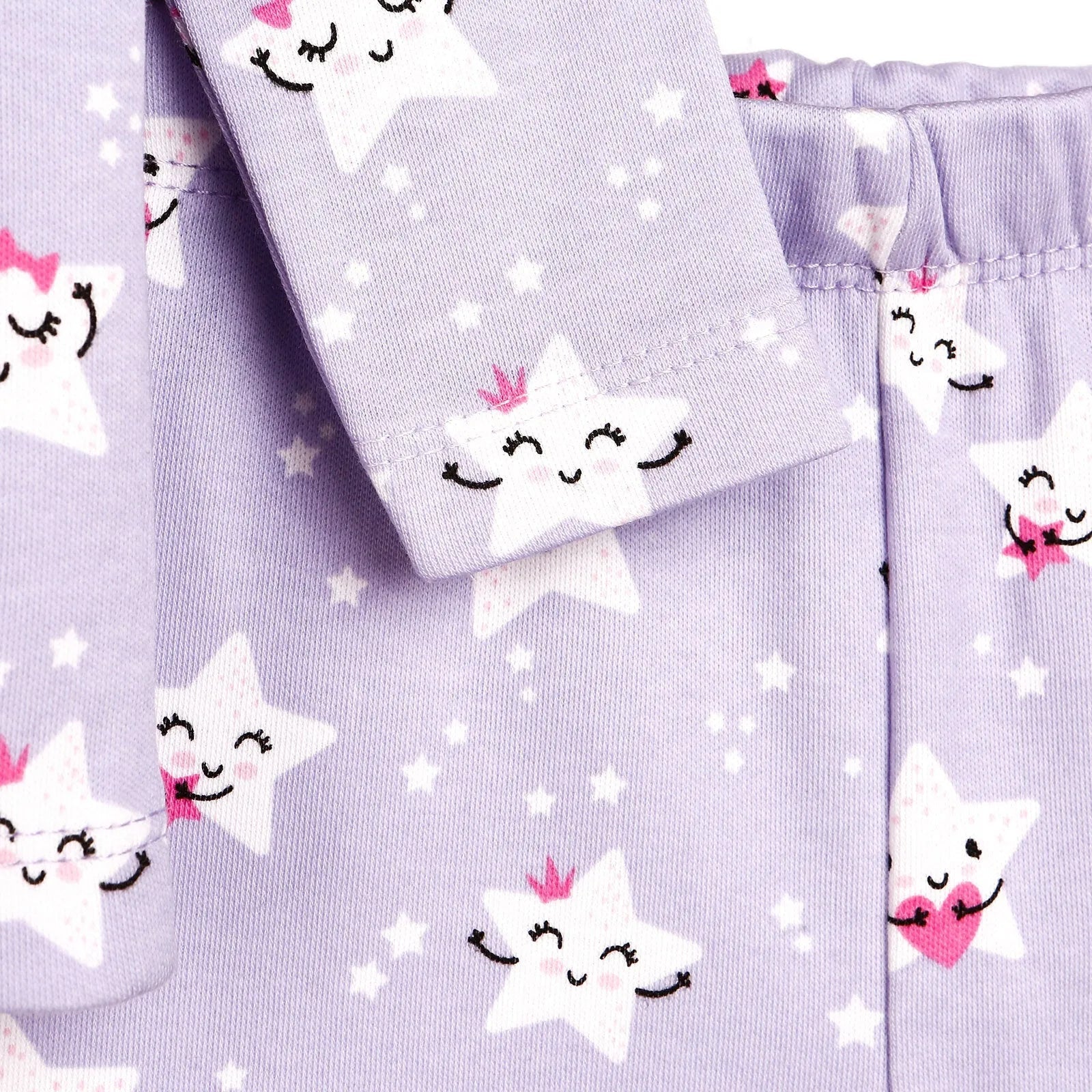 HelloBaby Basic Baby Girl Pyjamas Set - Lilac - mezetto ebebek ebebek