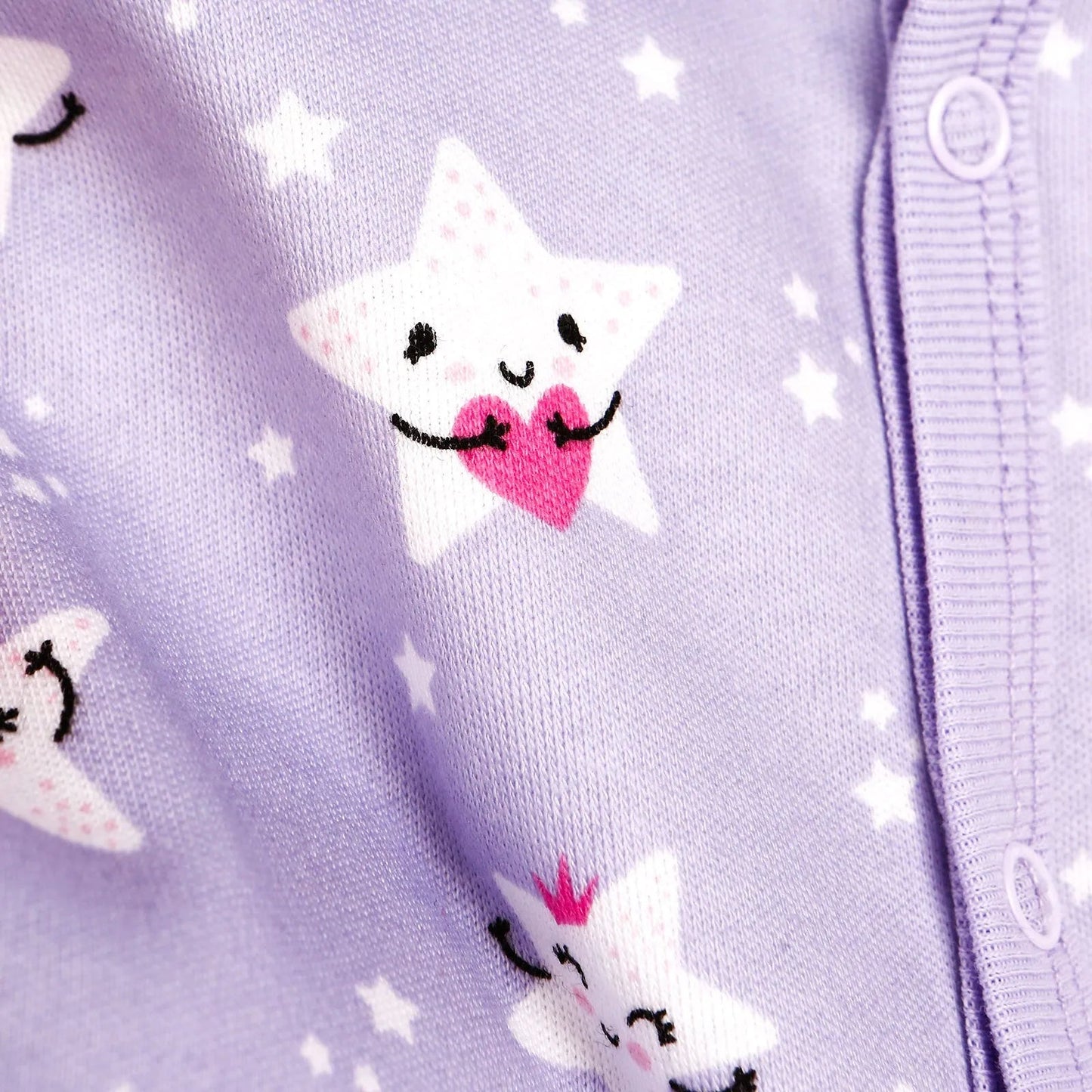 HelloBaby Basic Baby Girl Pyjamas Set - Lilac - mezetto ebebek ebebek