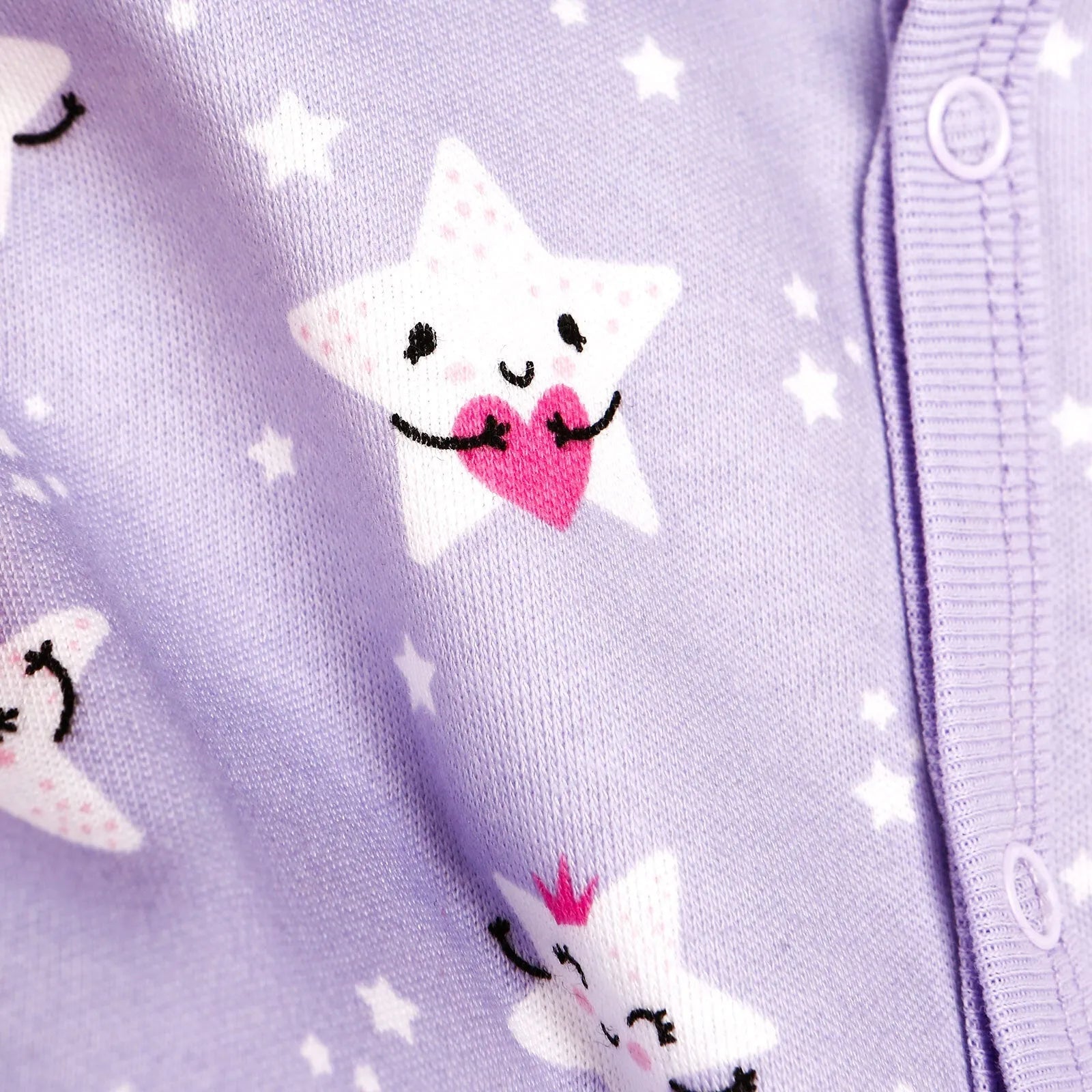 HelloBaby Basic Baby Girl Pyjamas Set - Lilac - mezetto ebebek ebebek