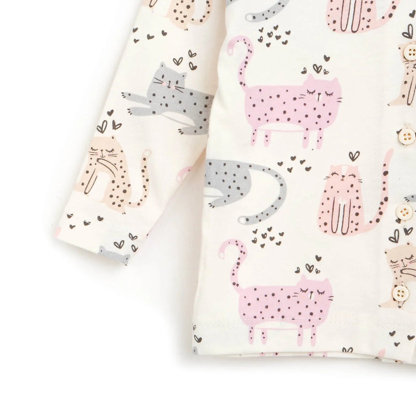 HelloBaby Basic Baby Girl Pyjamas Set - Multicolour - mezetto ebebek ebebek
