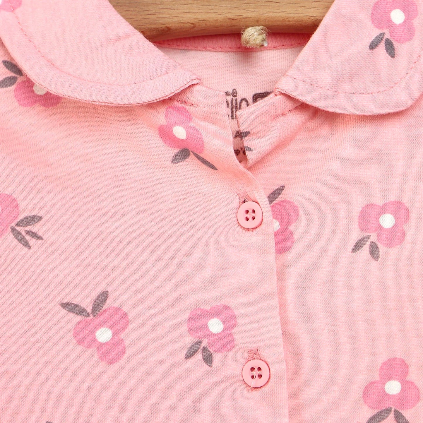 HelloBaby Basic Baby Girl Pyjamas Set - Powder - mezetto ebebek ebebek