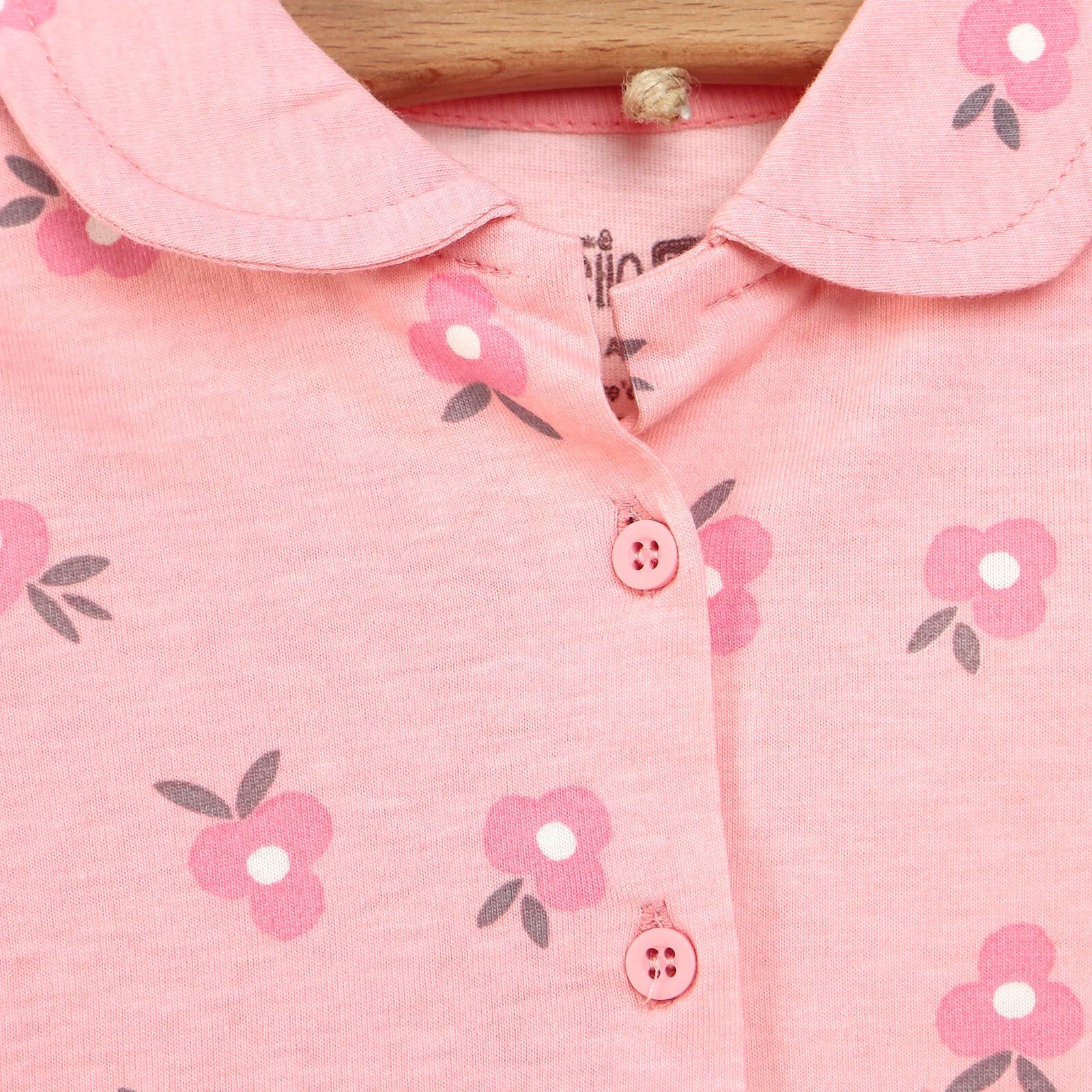 HelloBaby Basic Baby Girl Pyjamas Set - Powder - mezetto ebebek ebebek