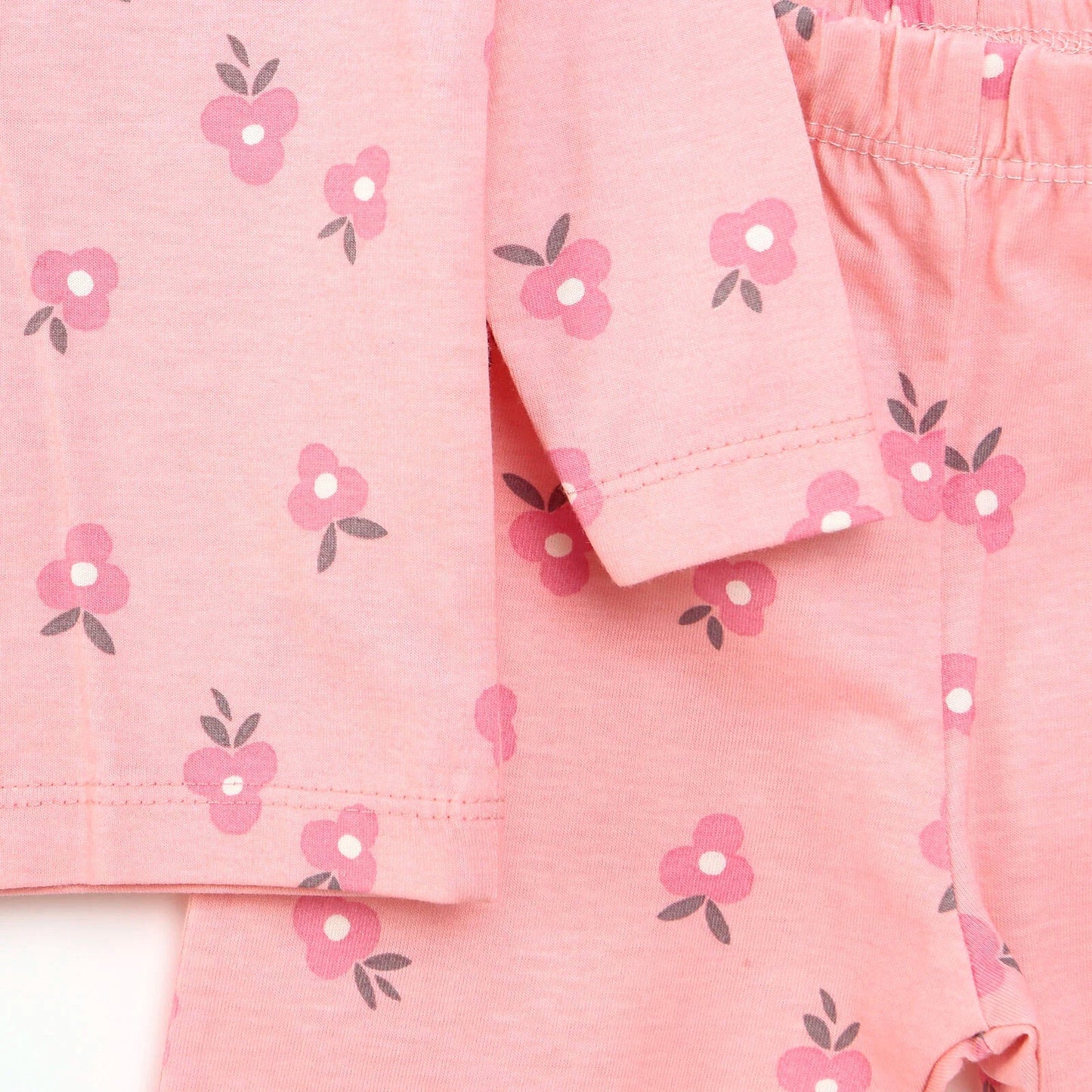 HelloBaby Basic Baby Girl Pyjamas Set - Powder - mezetto ebebek ebebek