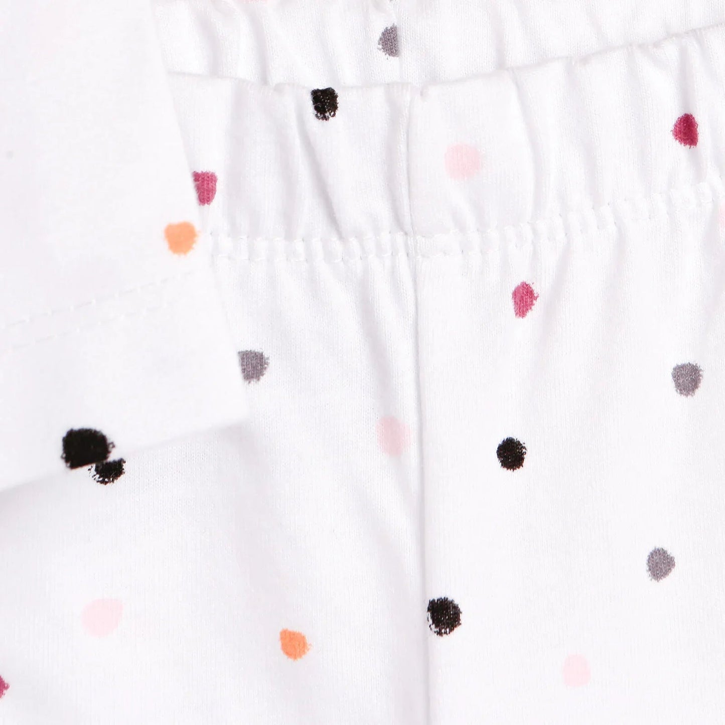 HelloBaby Basic Baby Girl Pyjamas Set - White - mezetto ebebek ebebek
