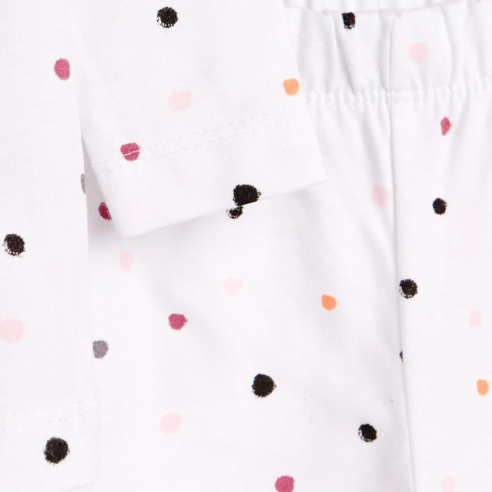 HelloBaby Basic Baby Girl Pyjamas Set - White - mezetto ebebek ebebek
