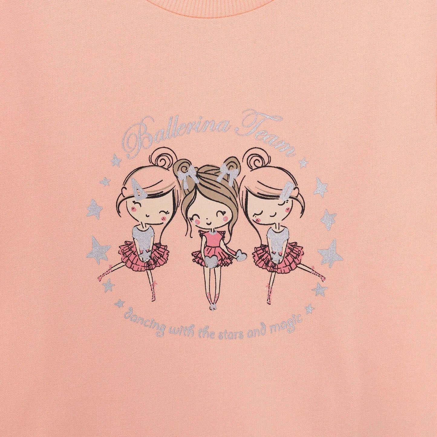 HelloBaby Basic Baby Girl Sweatshirt - Pink - mezetto ebebek ebebek