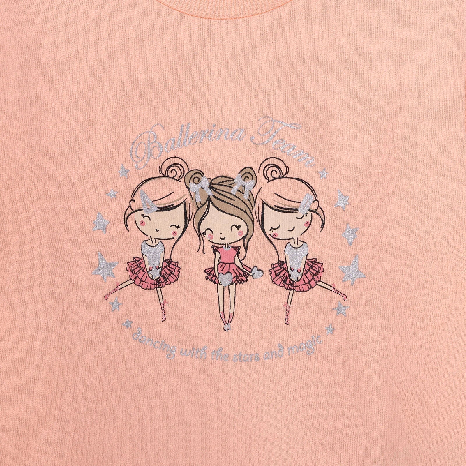 HelloBaby Basic Baby Girl Sweatshirt - Pink - mezetto ebebek ebebek